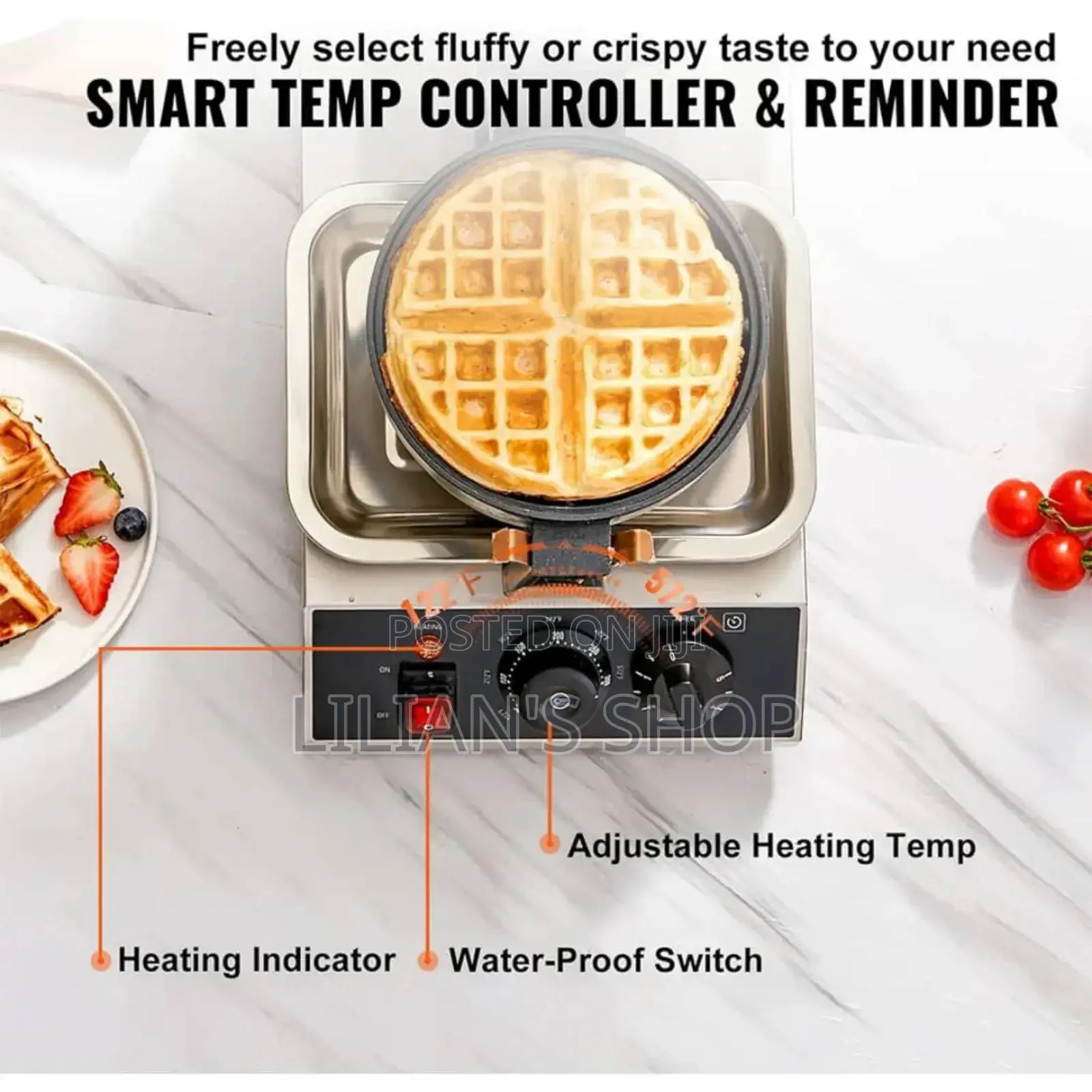 Commercial Round Waffle Maker
