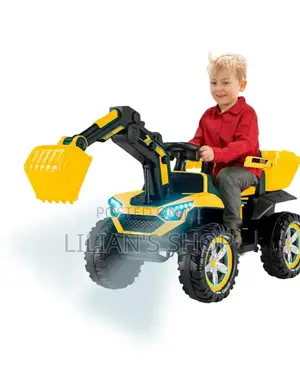 Kids' Electric Ride-on Excavator or Construction Vehicle