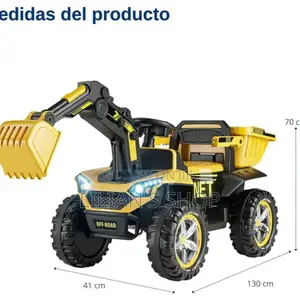 Kids' Electric Ride-on Excavator or Construction Vehicle