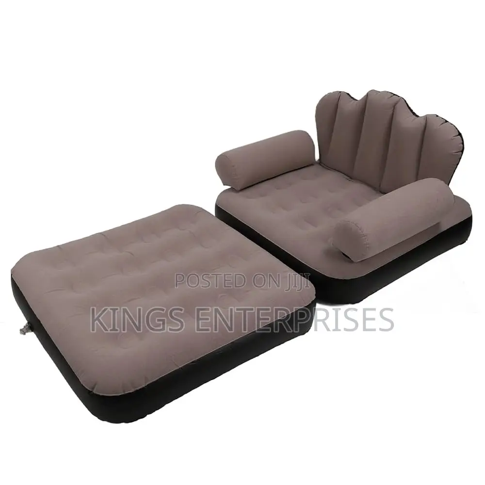 Flocking Dual Purpose Inflatable Sofa Bed