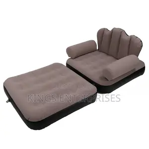 Flocking Dual Purpose Inflatable Sofa Bed