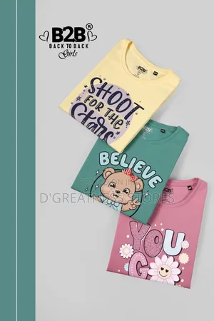 Girls Classy Cotton Tops 2yrs -10yrs