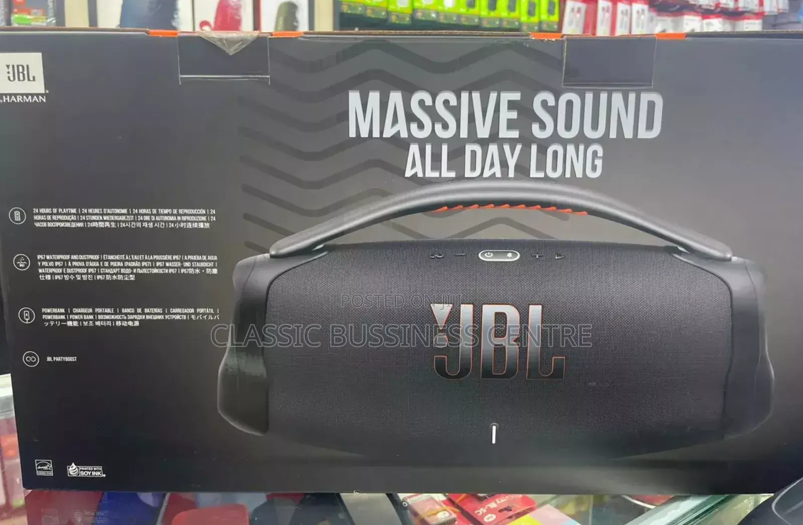 Waterproof JBL Boombox 3 Speaker