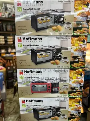 Hoffmans Hm-509 3-in-1 Breakfast Maker-13litres