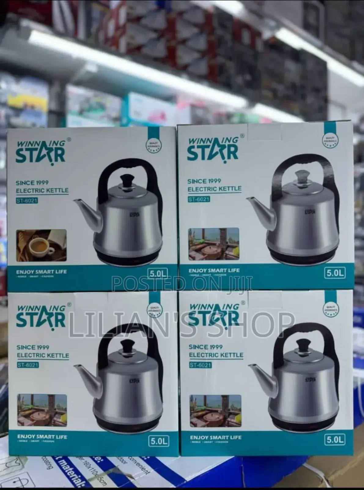 Winningstar 5 Littre Electric Kettle – Silver