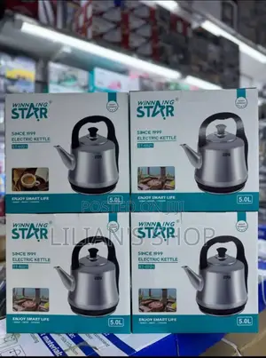 Winningstar 5 Littre Electric Kettle – Silver