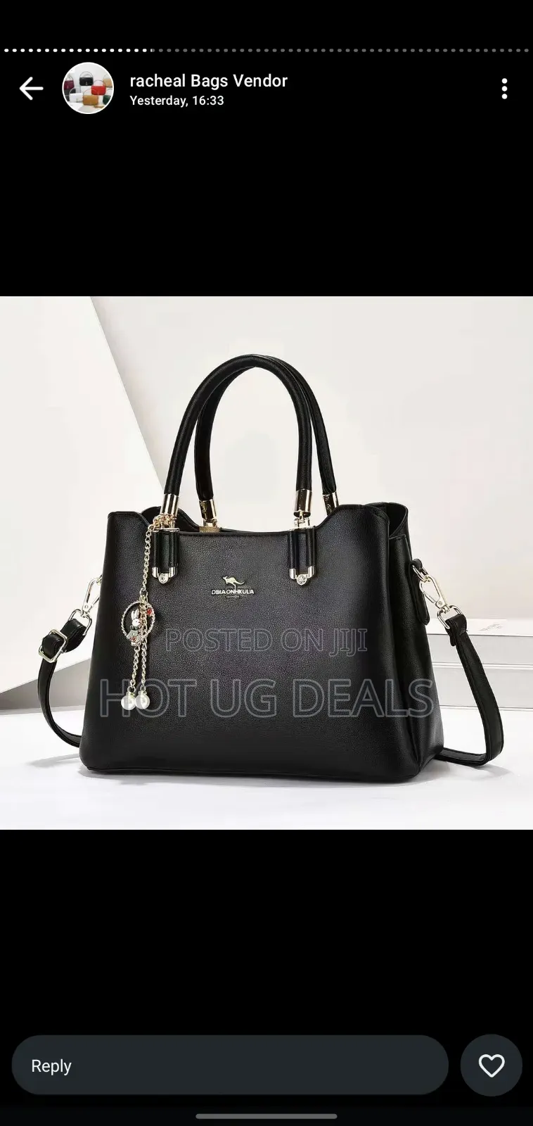 Ladies Classic Handbag- Colour Varies