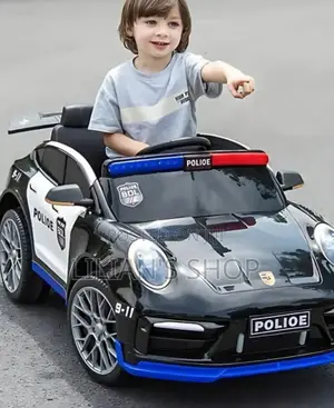 Powerche Police Ride Kids Ride Car