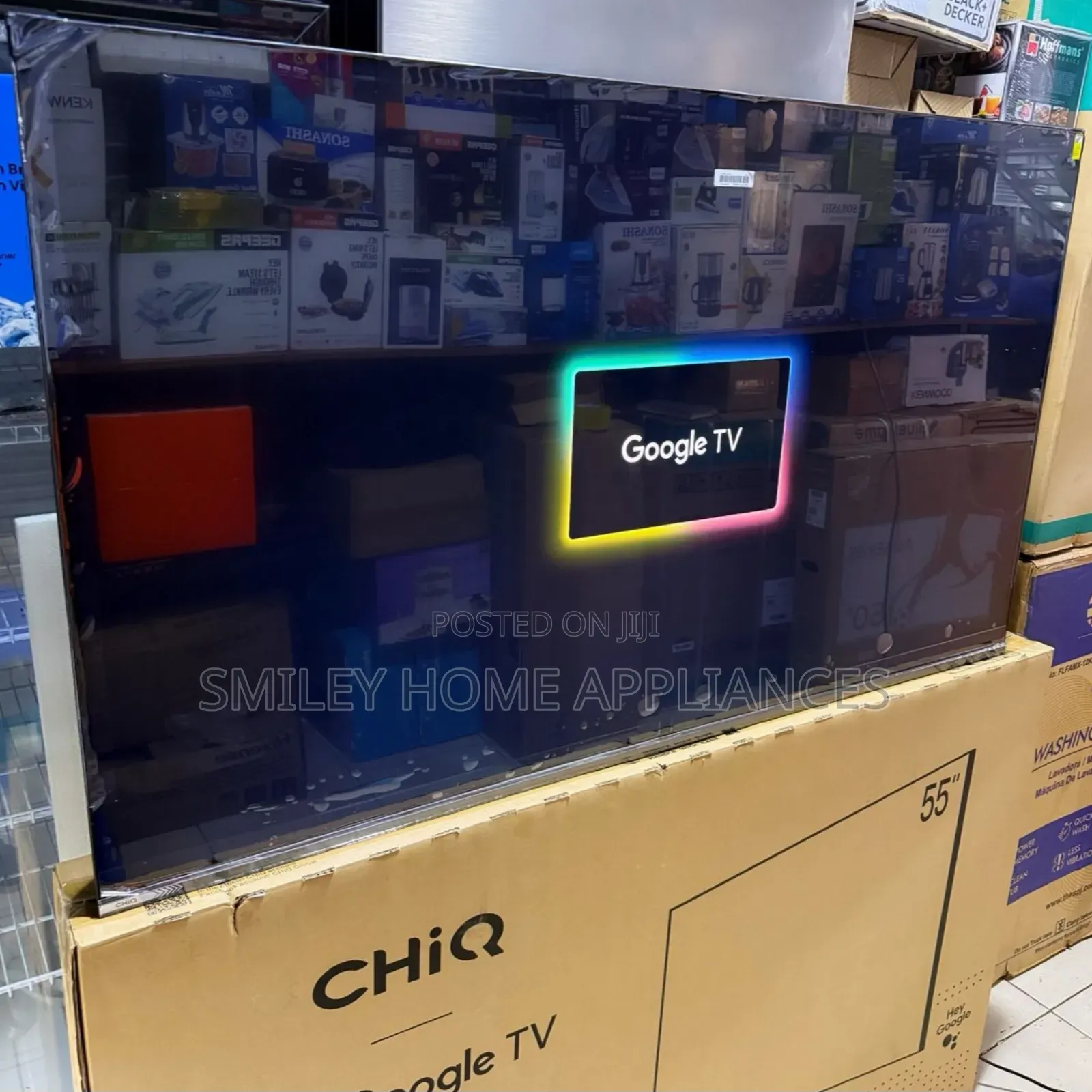 20% Discount Price on Chiq 55inches Qled4k Google Android Tv