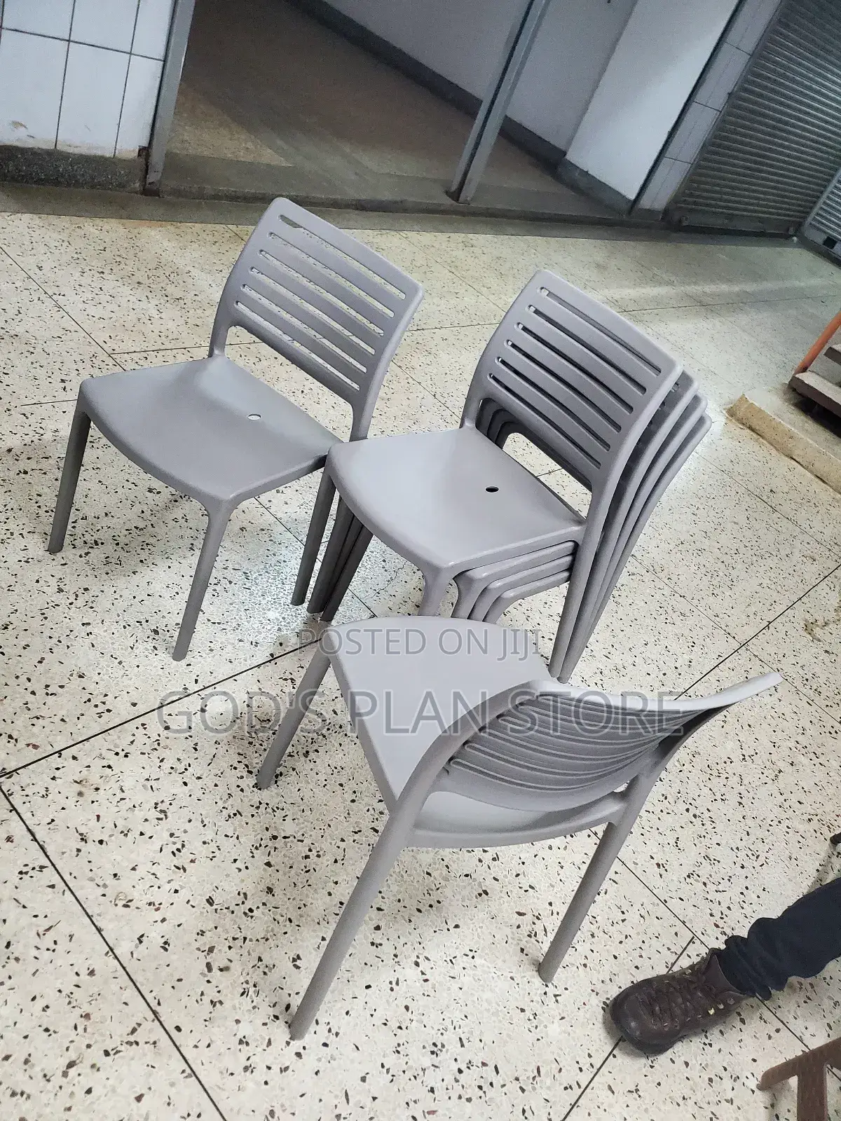 Solid Armless Plastic Chairs Plastic Chairs