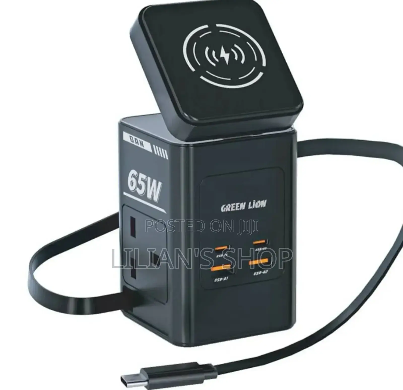 Green Lion 8-in-1 Power Station Travel Adapter