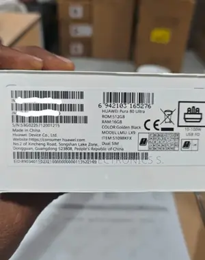 New Huawei Pura 80 Ultra 512 GB Black