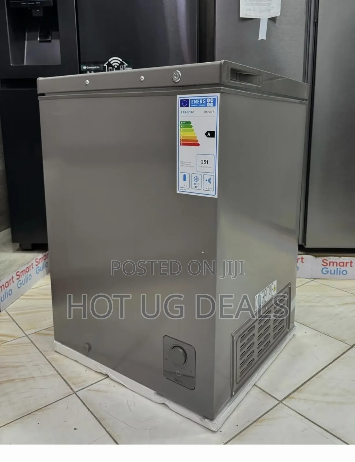 Hisense 130l / 130 Litres Gross Deep / Chest Freezer -,Grey