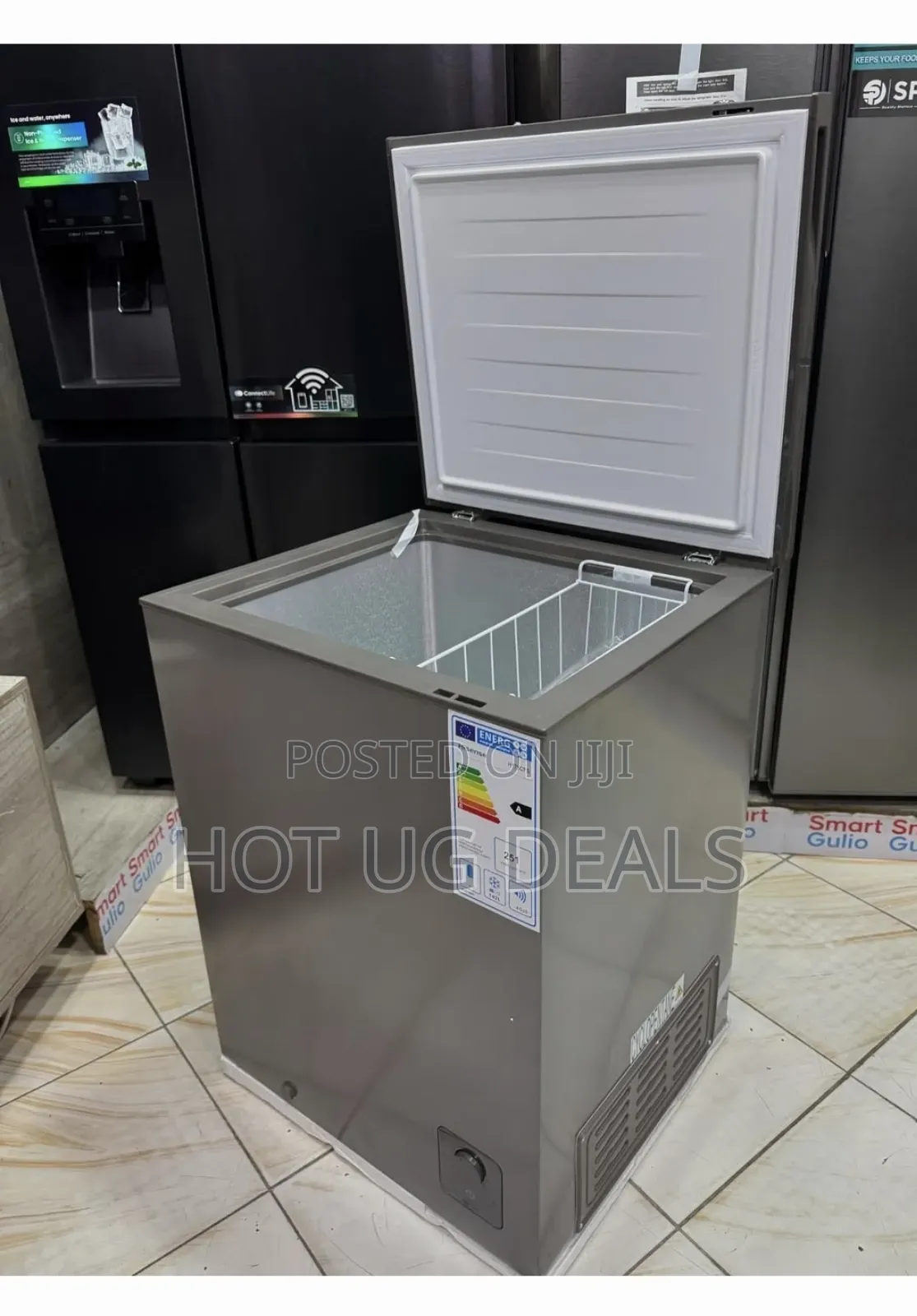 Hisense 130l / 130 Litres Gross Deep / Chest Freezer -,Grey