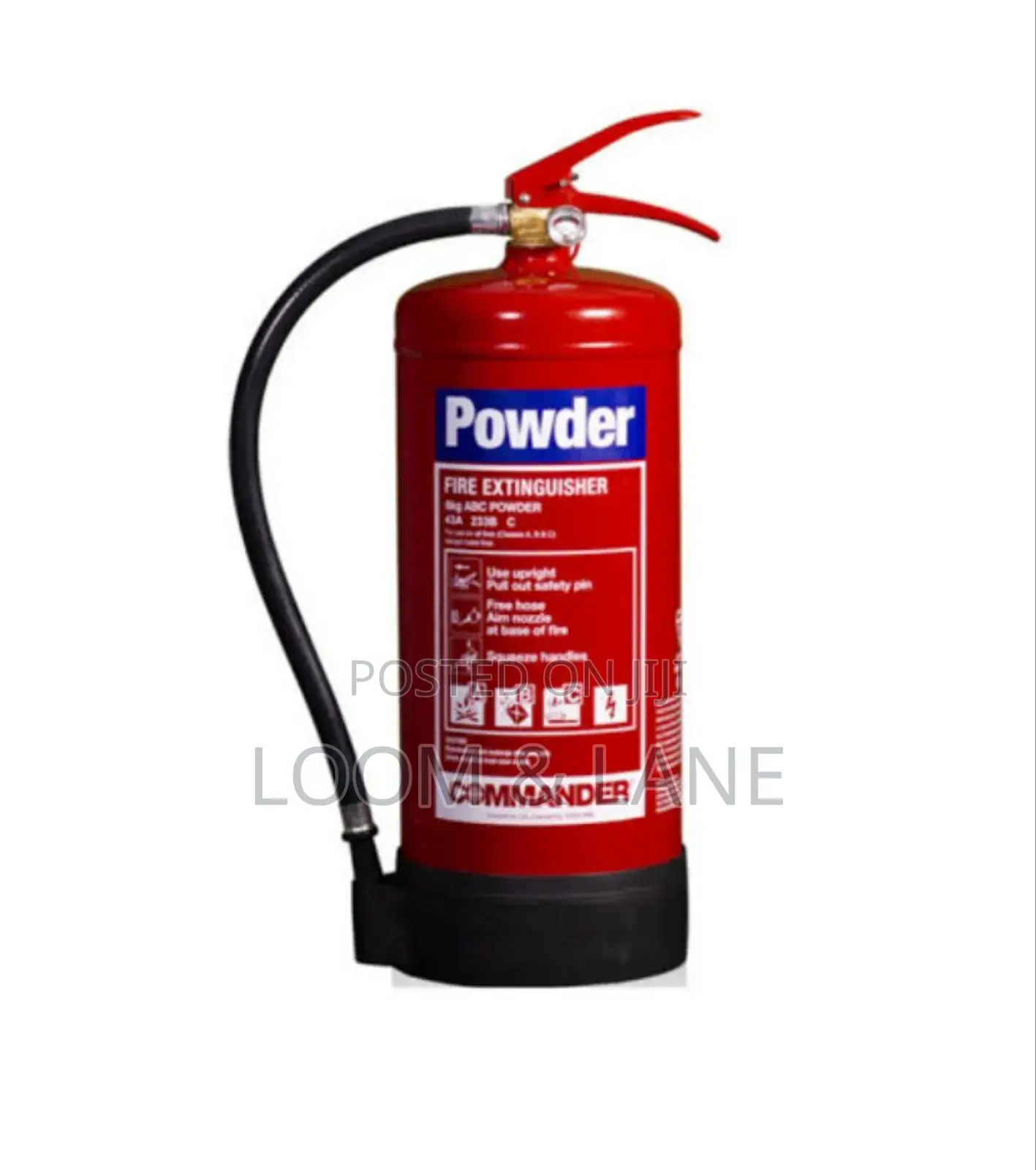 Powder Fire Extinguisher 6kg Capacity Brand New With Pipe