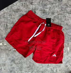 Adidas Swim Shorts. Red, White, Pink