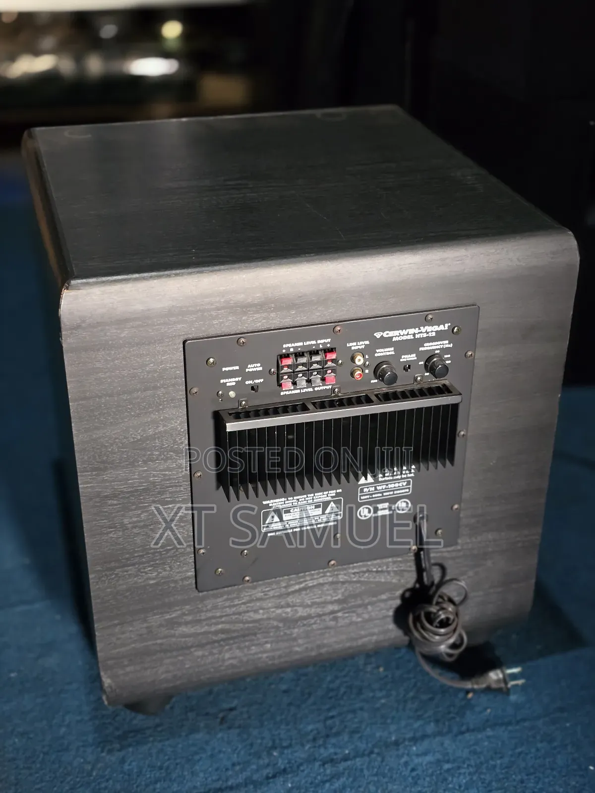 Cerwin-Vega 12" Powered Domestic Subwoofer,Branded and Power