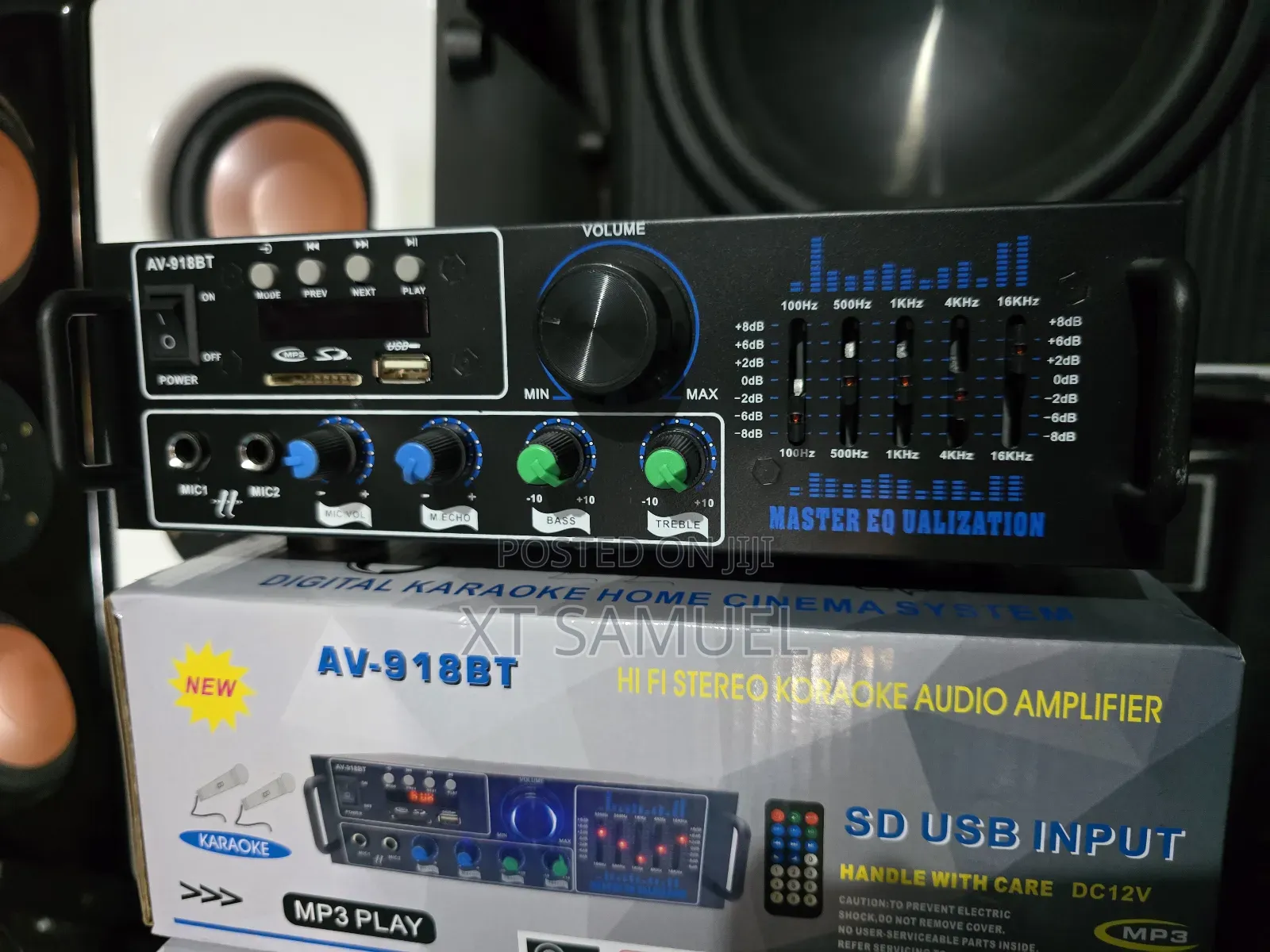 Bluetooth,Usb,Fm Amplifier ,Graphic Eq,Pre Out,Led Display