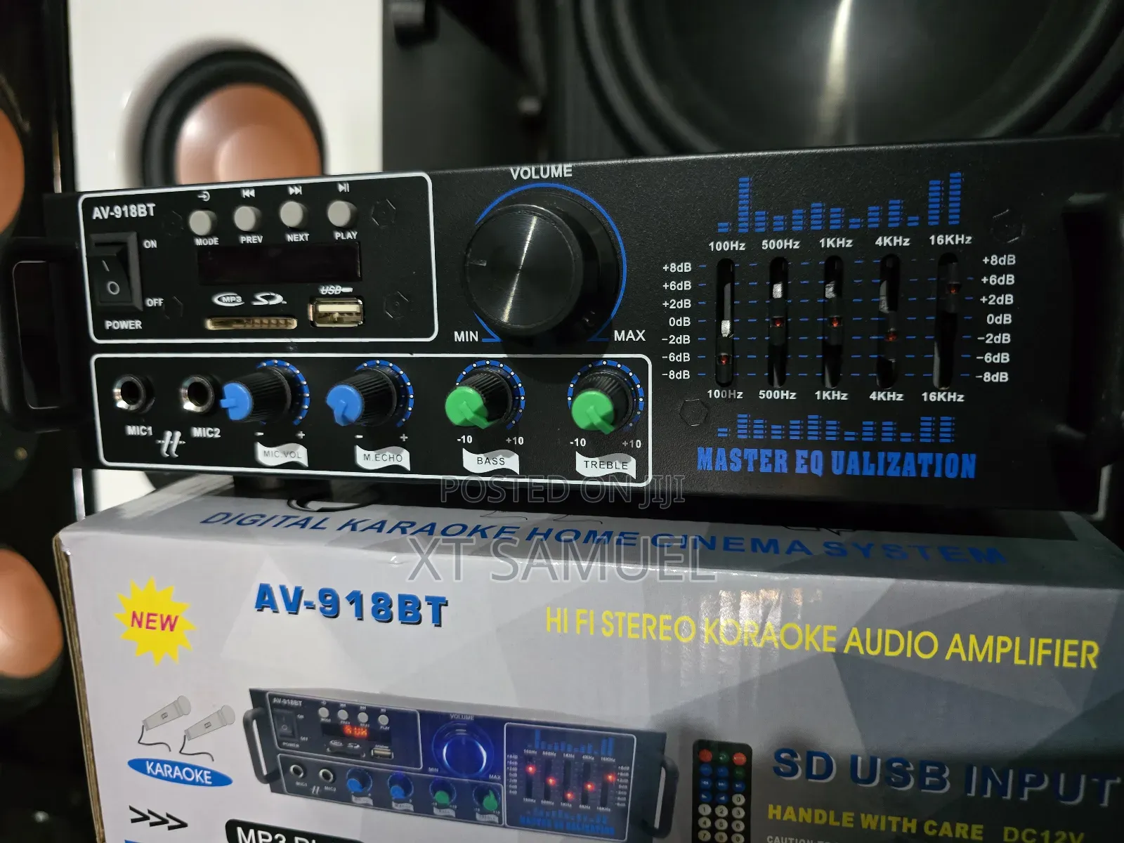 Bluetooth,Usb,Fm Amplifier ,Graphic Eq,Pre Out,Led Display