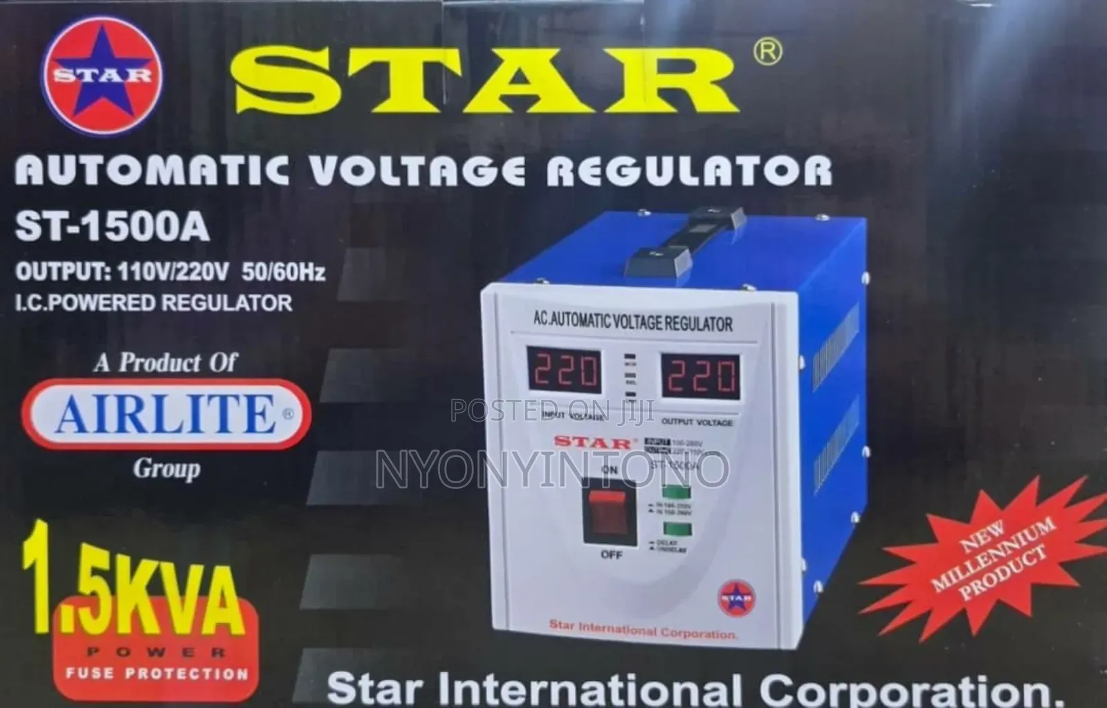 Star 1500va Automatic Voltage Regulator