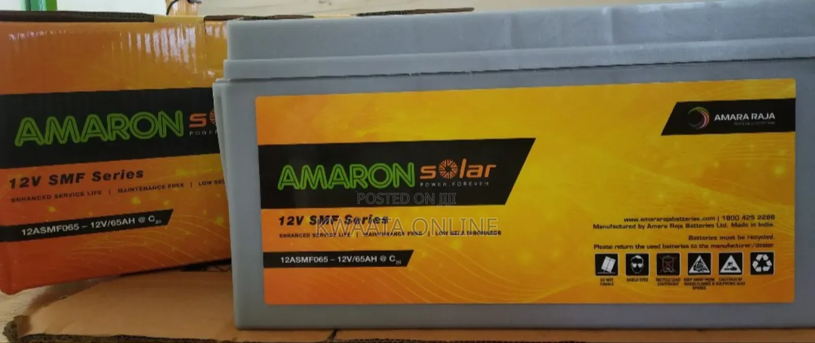100ah Amaron 12v SMF Series Solar Battery High Grade