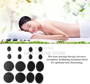 Comfort Essential Hot Stone Set Massage Therapy 16pcs/Box