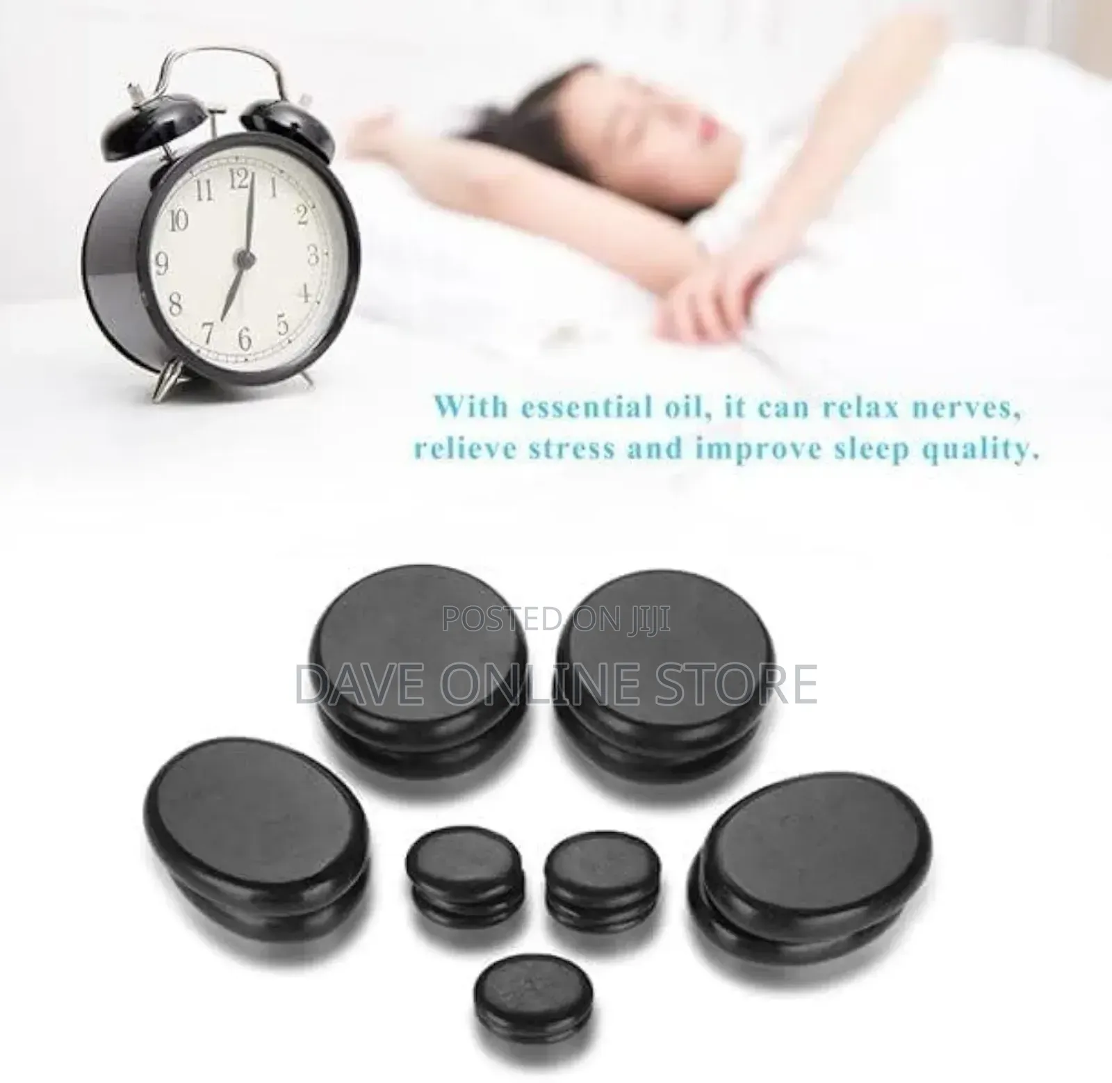 Comfort Essential Hot Stone Set Massage Therapy 16pcs/Box