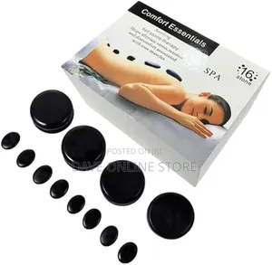Comfort Essential Hot Stone Set Massage Therapy 16pcs/Box