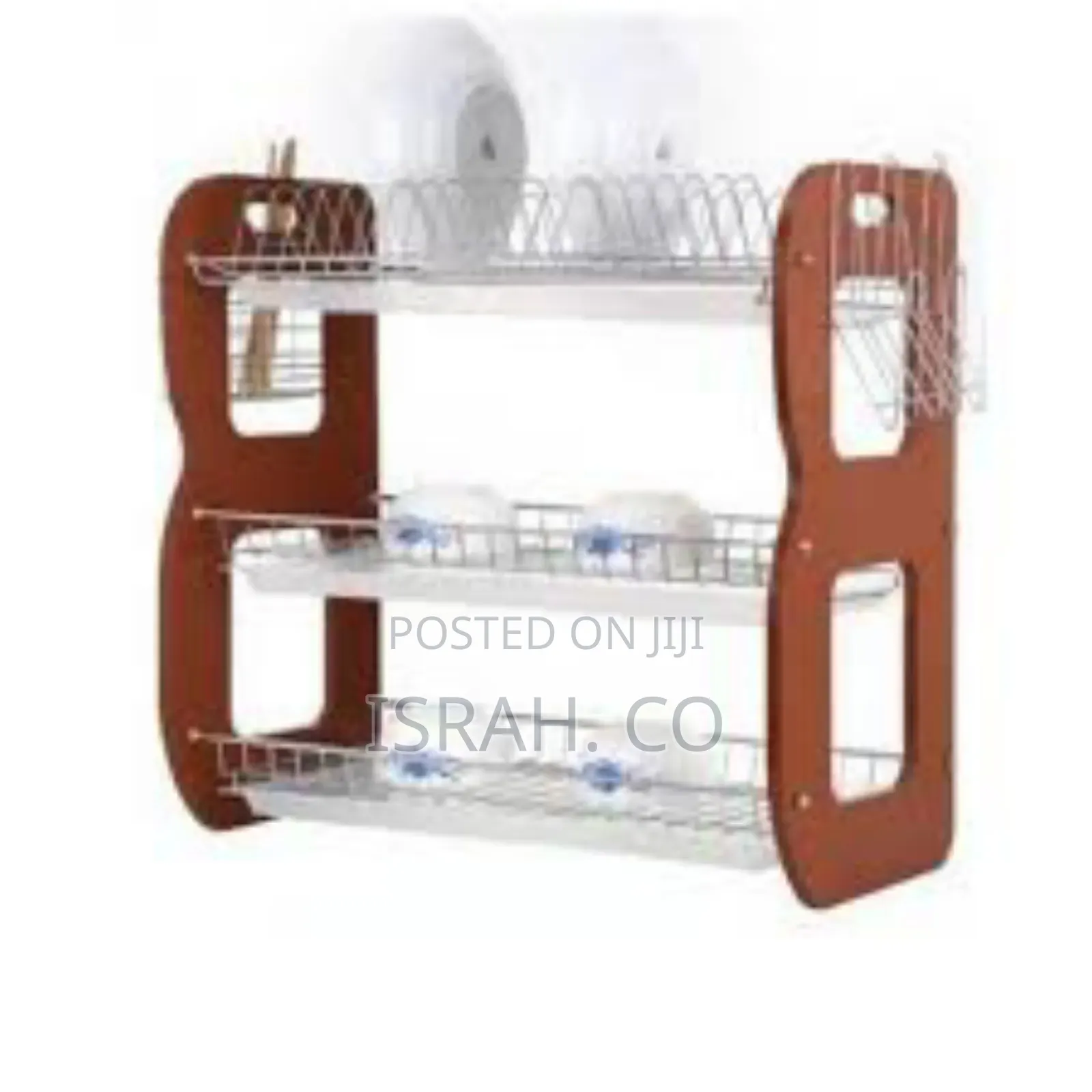3 Tier Wooden Kitchen Rack.