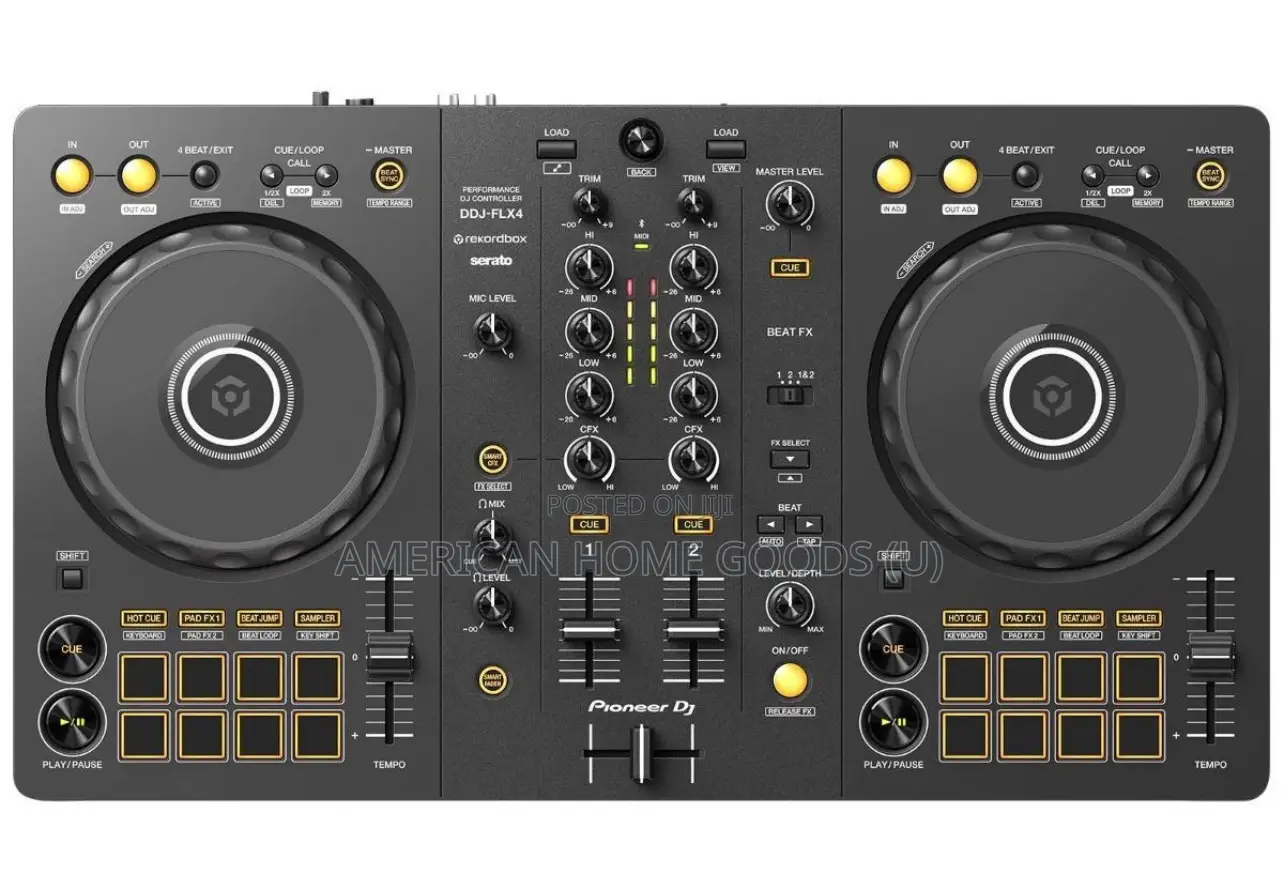 Brand New Pioneer DDJ-Flx4 2-Ch Serato Lite/Rekordbox Controller