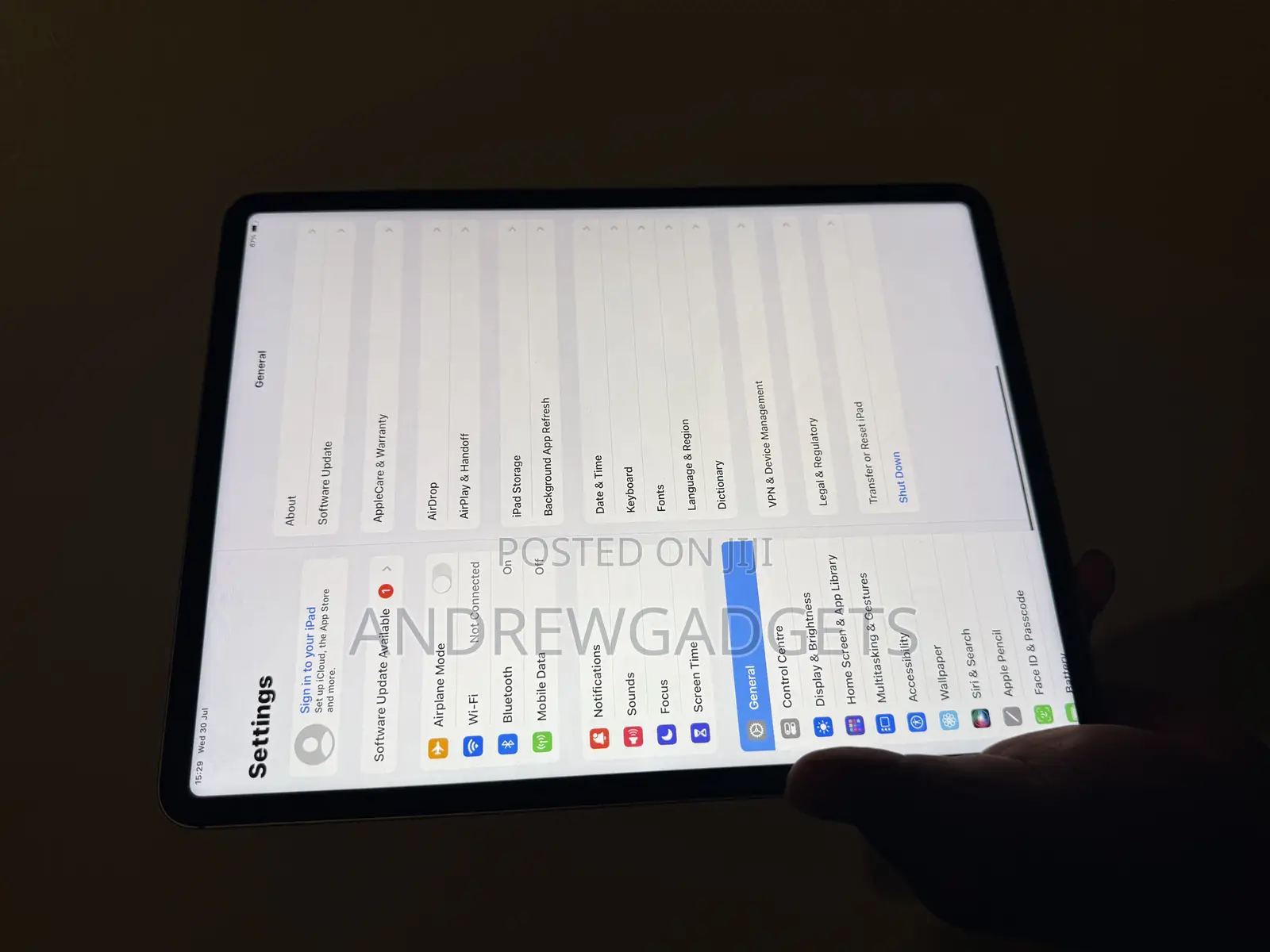 Apple iPad Pro (2022) 2 TB Gray