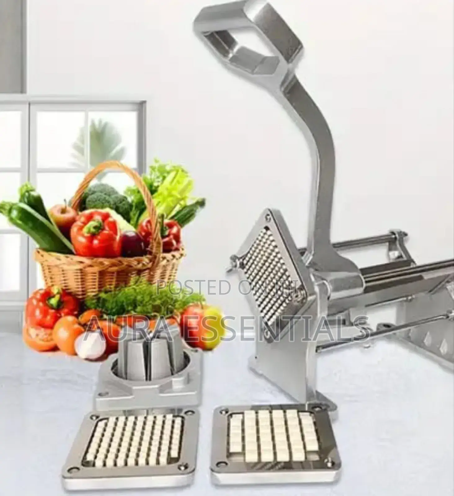 Perfect Fries Cutter— Strong, Easy Safe (Commercial/Home