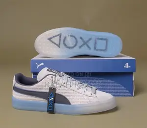 Original New Puma Suede Playstation Glacial Grey Sneakers
