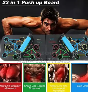 Foldable Push Up Board With Handles for Complete Body Workou