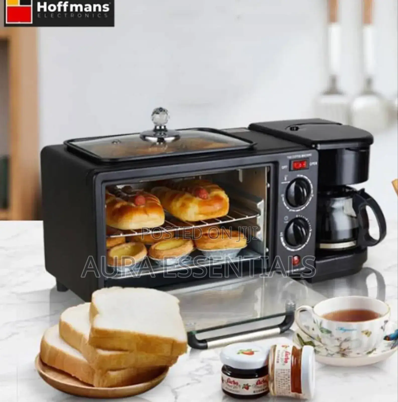 Hoffmans Home Breakfast Machine Maker Coffee , Oven , Grill