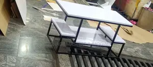 White Laminated Center Table