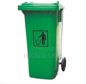 Outdoor 120l Plastic Dustbin Waste Bin, 120 Litres