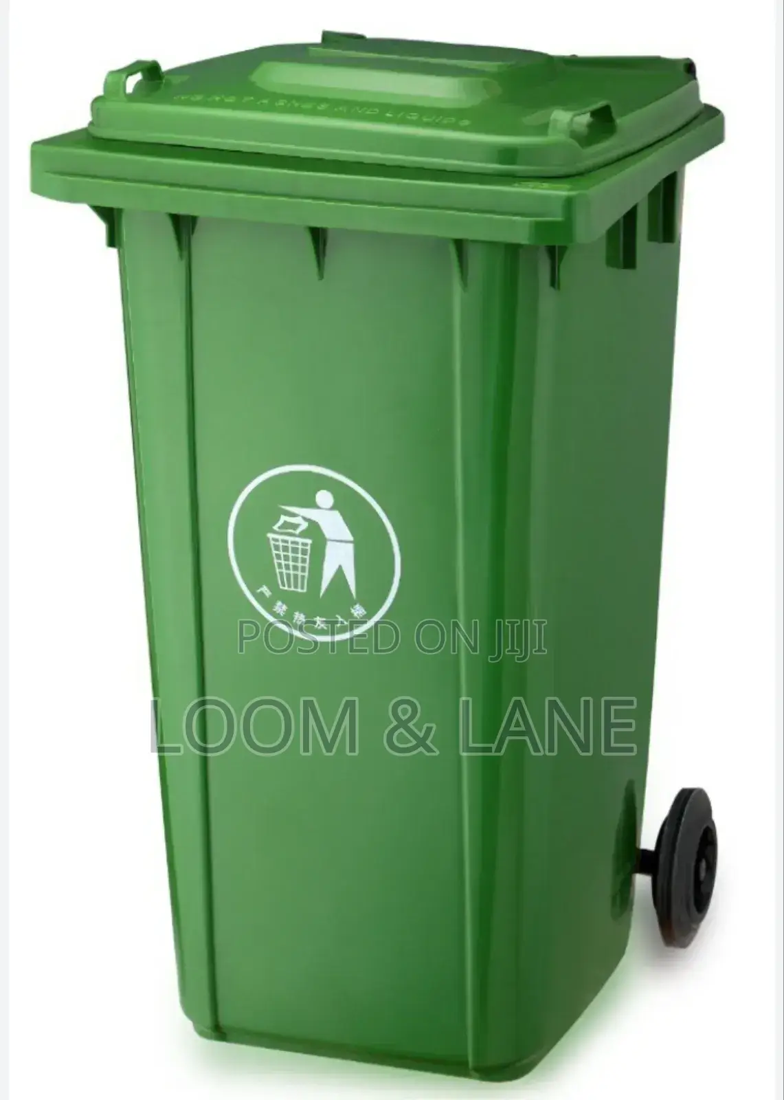 Outdoor 120l Plastic Dustbin Waste Bin, 120 Litres