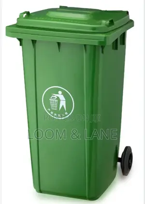 Outdoor 120l Plastic Dustbin Waste Bin, 120 Litres
