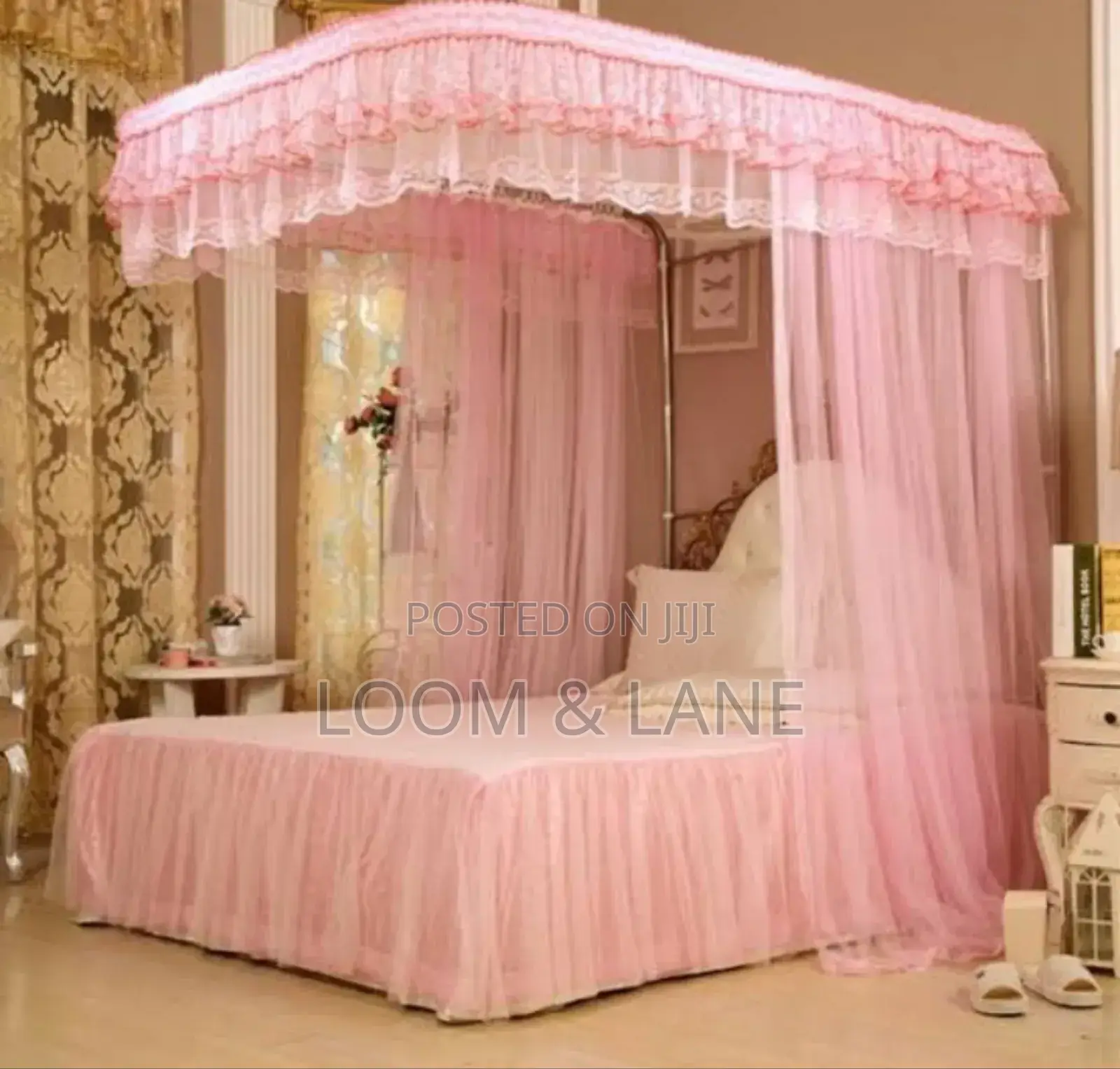 2 Stand Rail Mosquito Net 5by6 and 6by6 Color Vary Copy