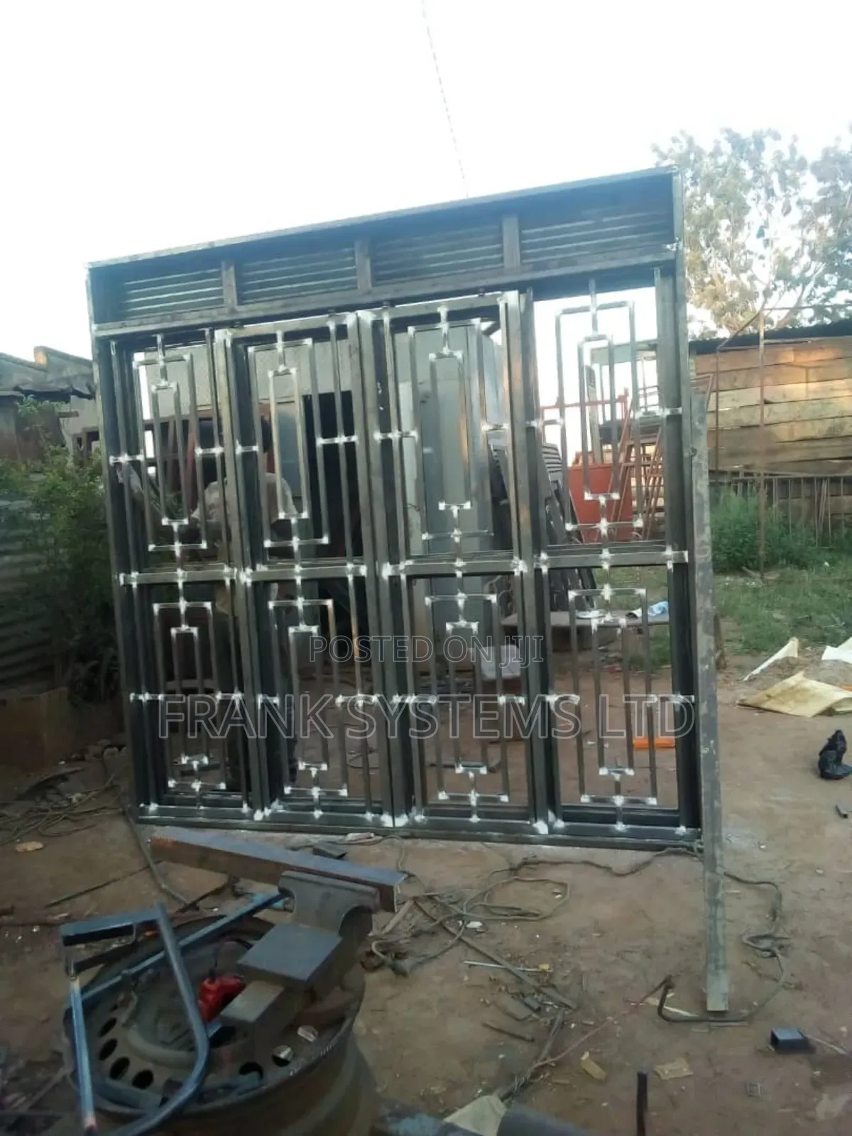 Double Main Door Metalic Sliding