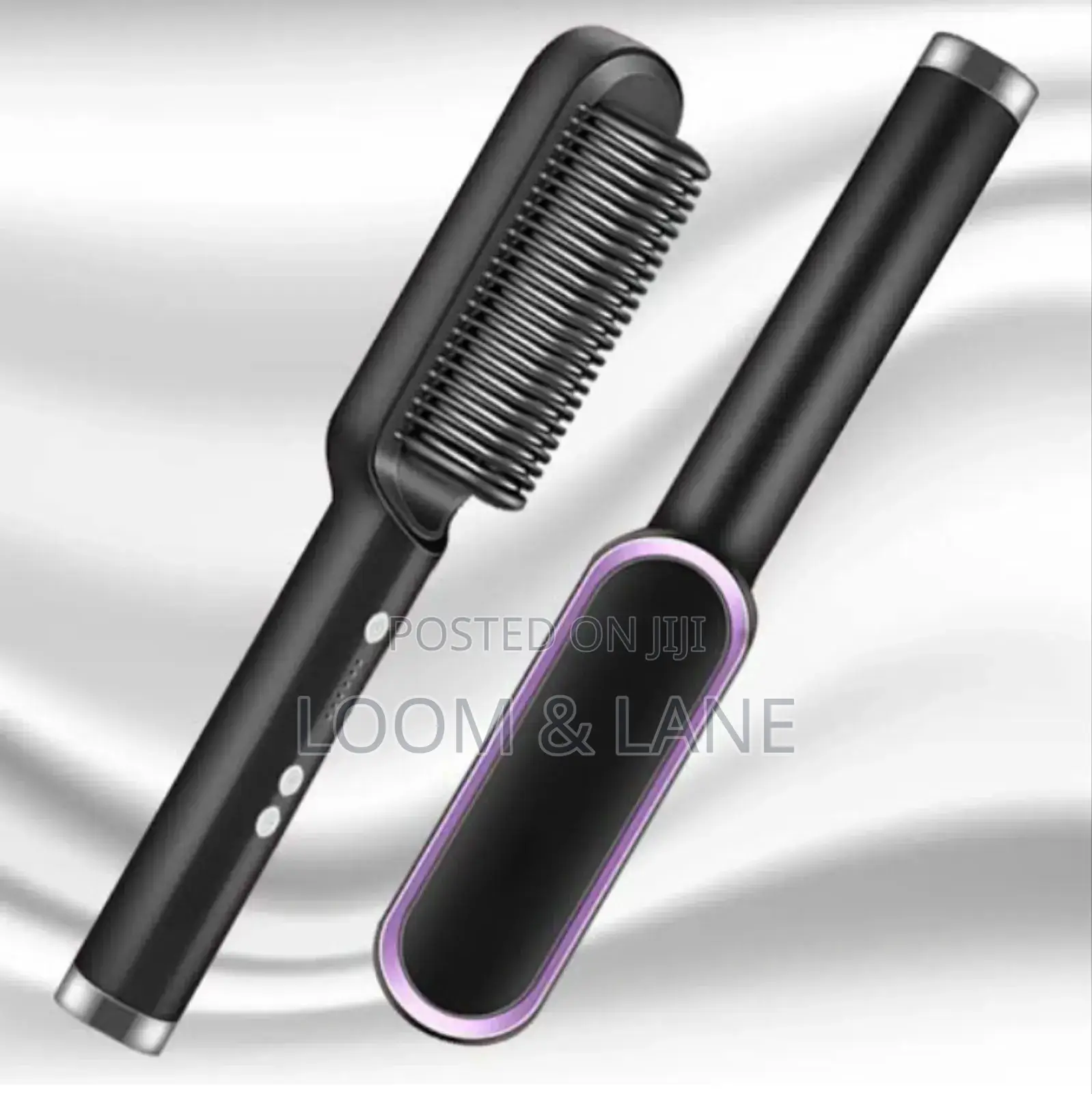 2-in-1 Electric Hair Straightener, Comb, Cutler PTC Heating