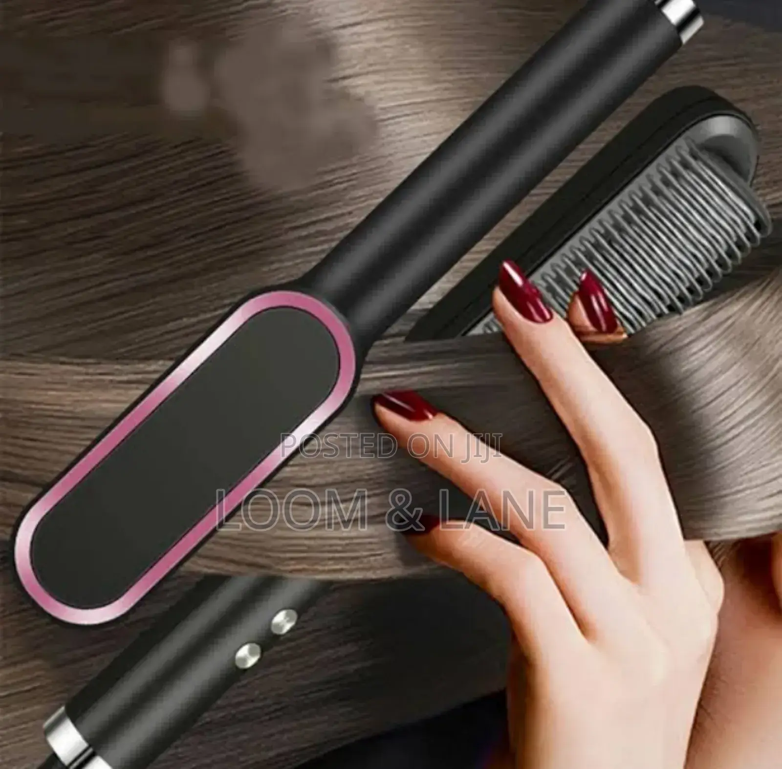 2-in-1 Electric Hair Straightener, Comb, Cutler PTC Heating