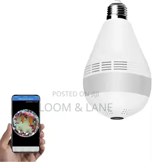 360 Degree Wireless Ip Camera Bulb Light Wifi Camera Panoram