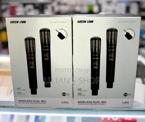 Green Lion Wireless Dual Mic Cordless Microphon