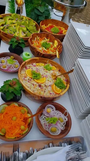 Fruits, Cakes and Juice Dessert Tabl3s Also Catering