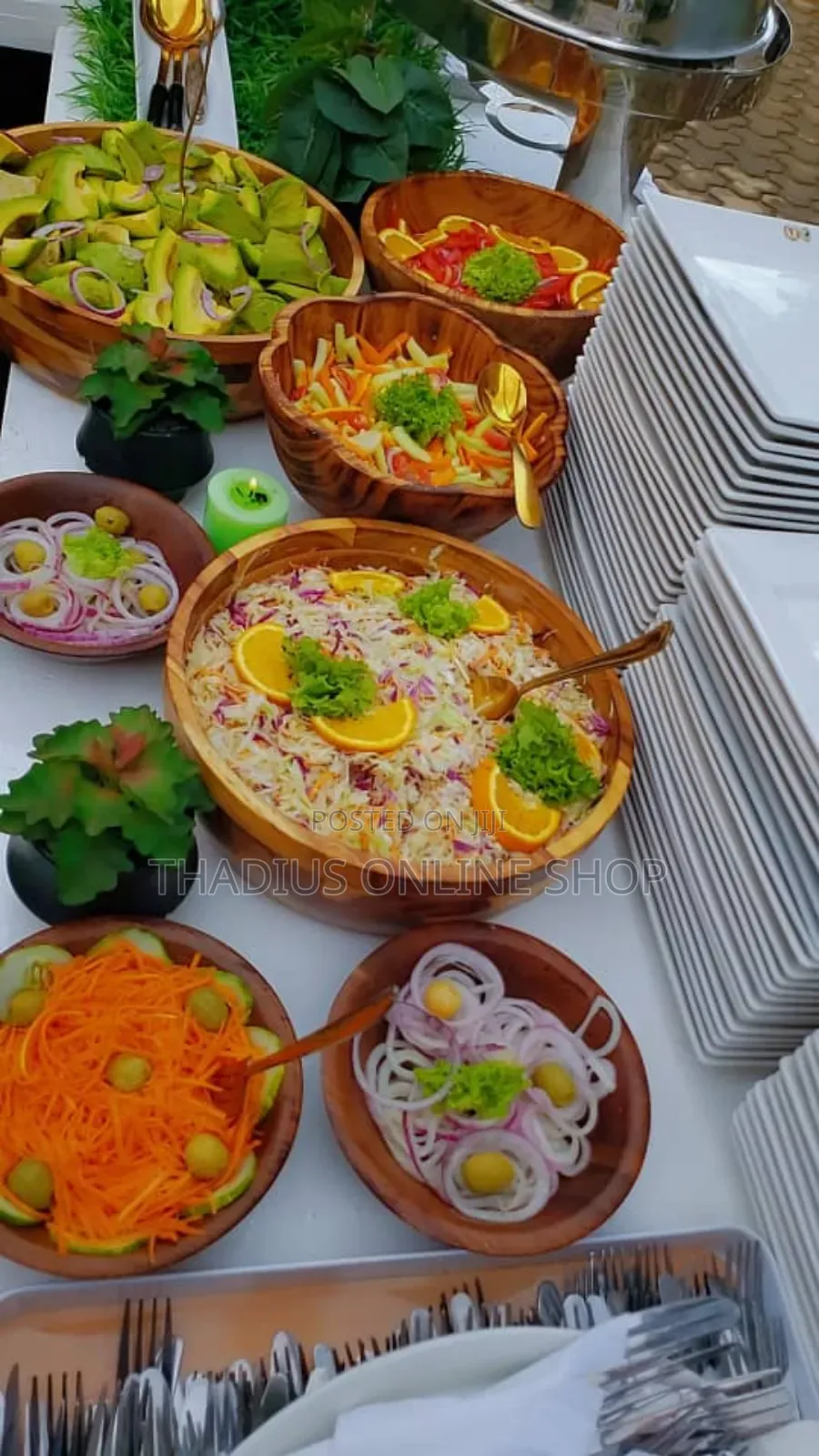 Fruits, Cakes and Juice Dessert Tabl3s Also Catering