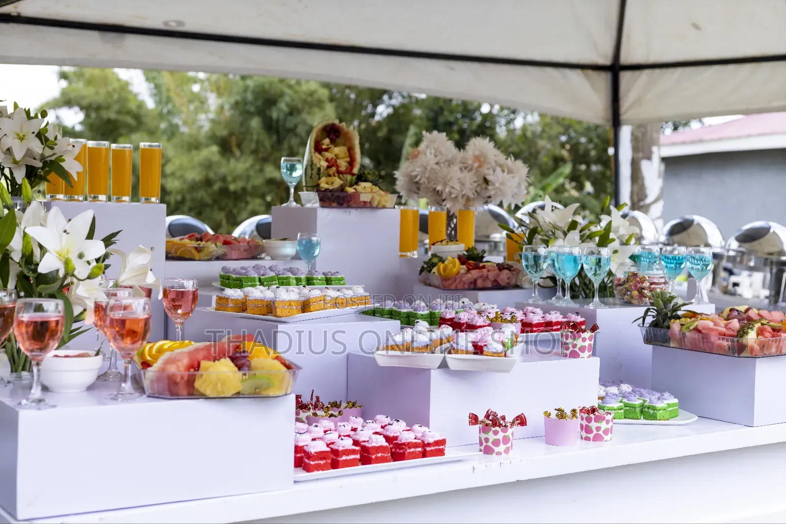 Nice Delicious Food With Beautiful Display Centre