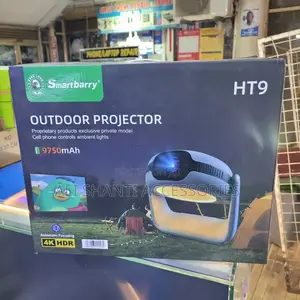 Projector Rechargeable Ht9, Smartbarry Outdoor Projector