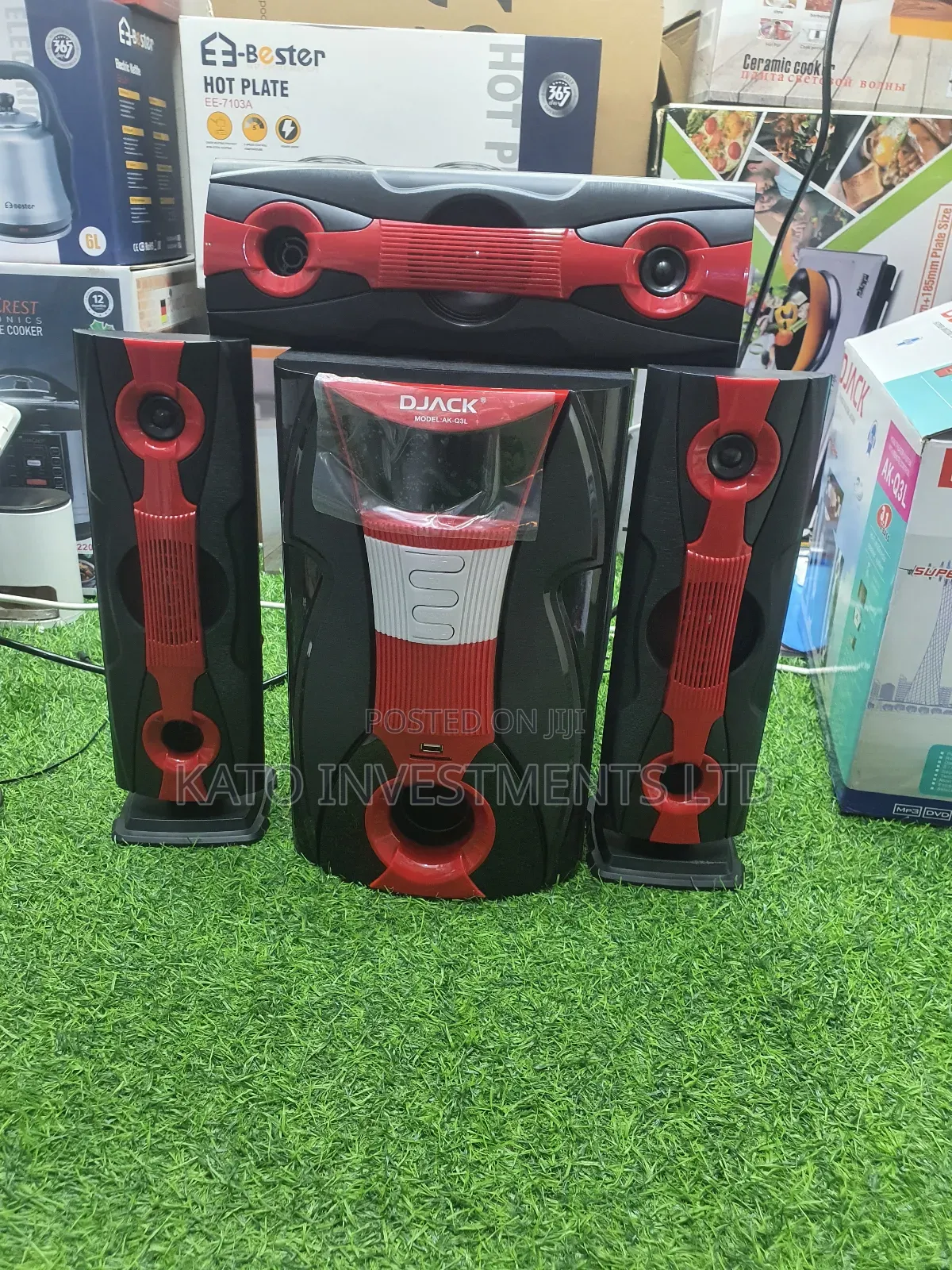 Black And Red Djack Woofer
